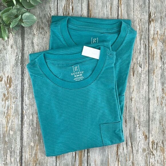 Men's Short Sleeve Crewneck Fashion T-Shirt With Pocket 3-Pack Size M - Picture 1 of 5